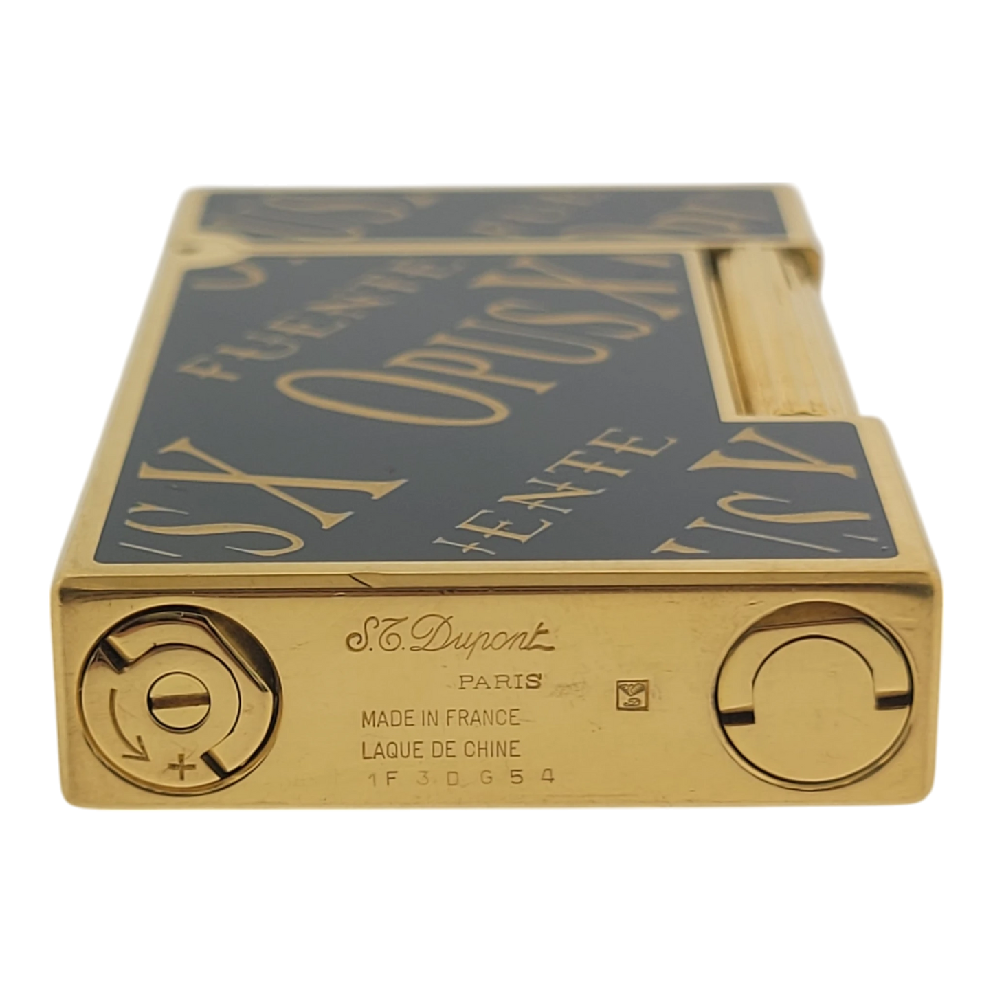 Preowned S.T. Dupont Limited Edition Ligne 2 Opus X Black Lacquer & Gold Lighter, Dupont-23