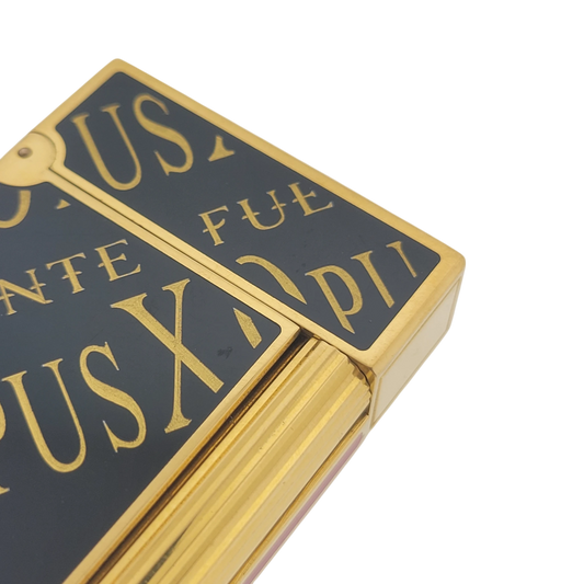 Preowned S.T. Dupont Limited Edition Ligne 2 Opus X Black Lacquer & Gold Lighter, Dupont-23