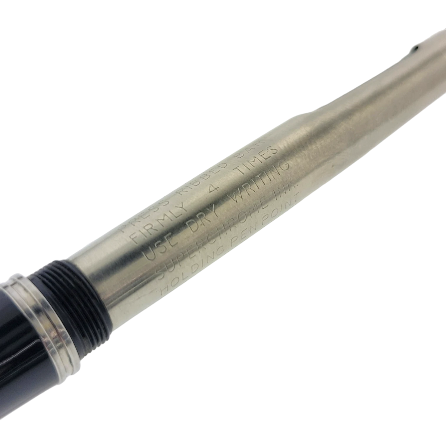 Vintage Parker 51 Presidential 9K Solid Gold Wavy Line Fountain Pen