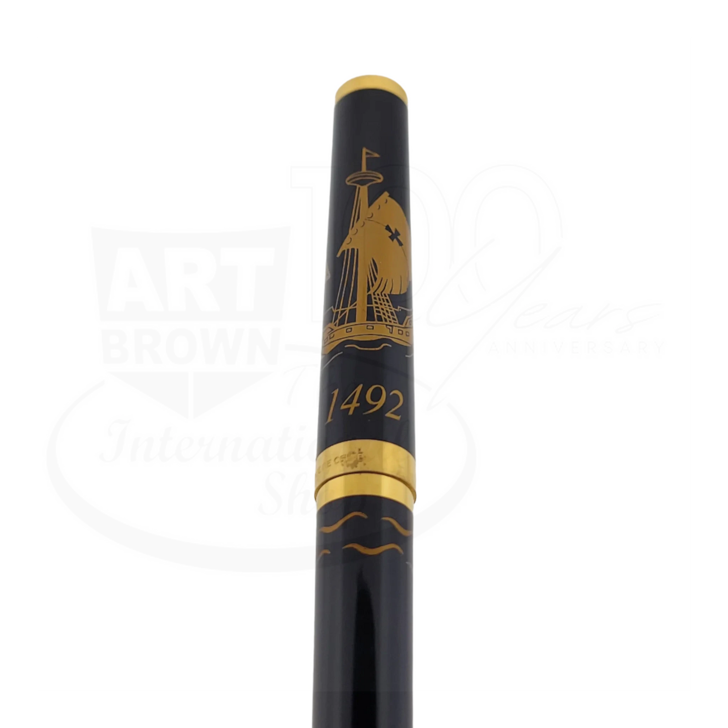 Preowned S.T. Dupont Limited Edition Classique 1492 Columbus Roller Ball Pen