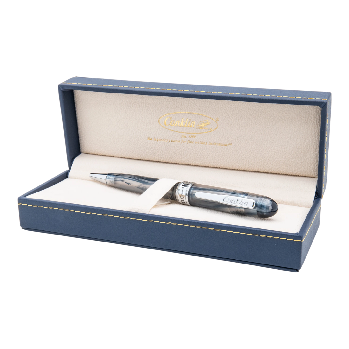 Conklin Symetrik Blue Supernova Medium Ballpoint Pen, CK70207