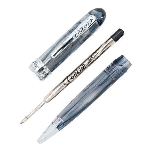 Conklin Symetrik Blue Supernova Medium Ballpoint Pen, CK70207