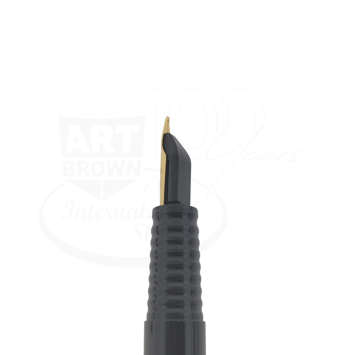 Vintage Waterman MKII Green and Gold Fine Fountain Pen