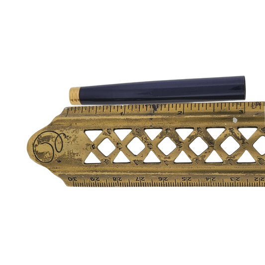 Waterman Blue Lacquer & Gold Pen Barrel