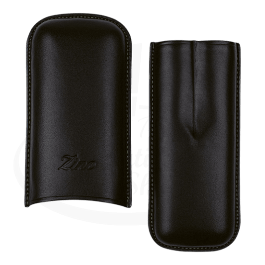 Zino R-2 Leather 2 Cigar Case Black/Mint