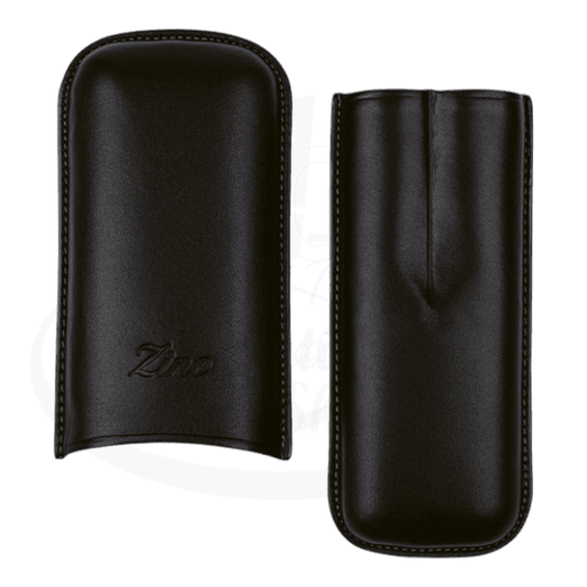 Zino R-2 Leather 2 Cigar Case Black/Mint