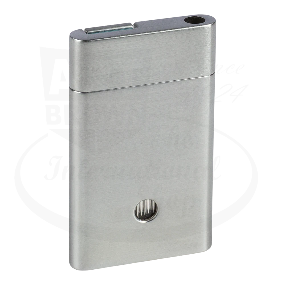 Zino Zs torch lighter in chrome seen from the back.
