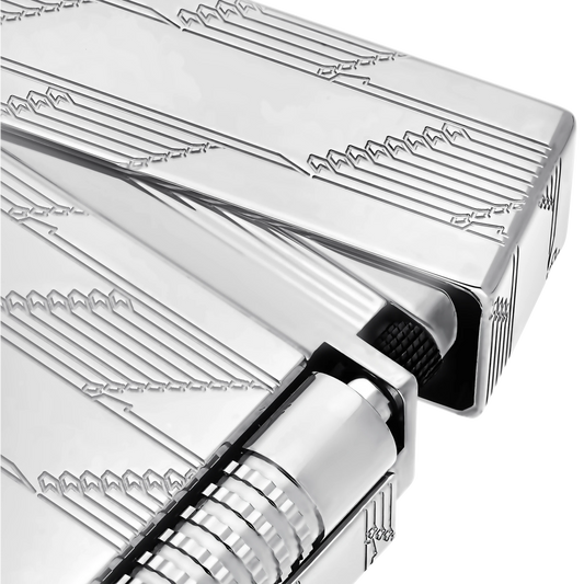 S.T. Dupont New Le Grand Monogram 1872 Palladium Lighter, C23180