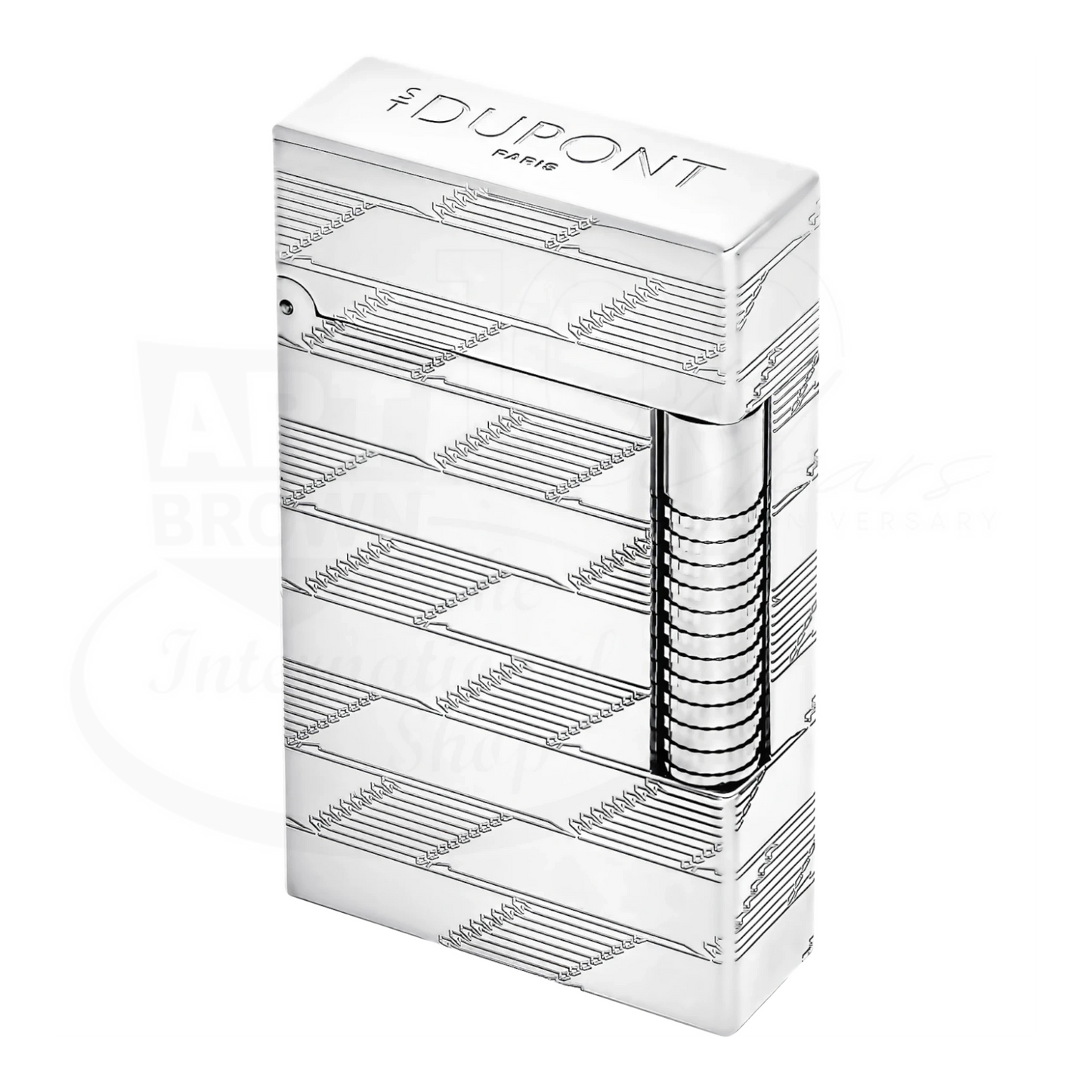 S.T. Dupont New Le Grand Monogram 1872 Palladium Lighter, C23180