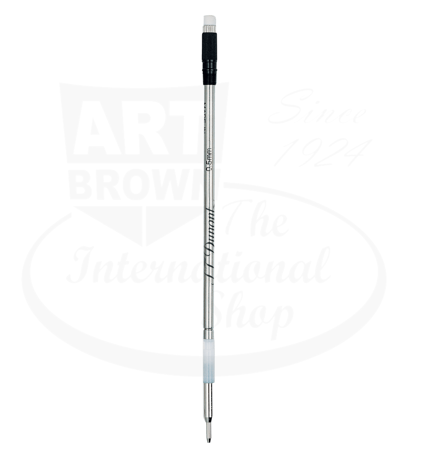 S.T. Dupont 0.5mm Lead Refills 040202 metal graphite refill for Olympio and Classique pens silver and black details