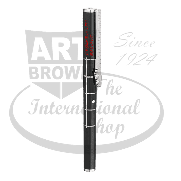 S.T. Dupont Limited Edition Neo-Classique Rolling Stones Rollerball Pen 142032 black lacquer silver trim