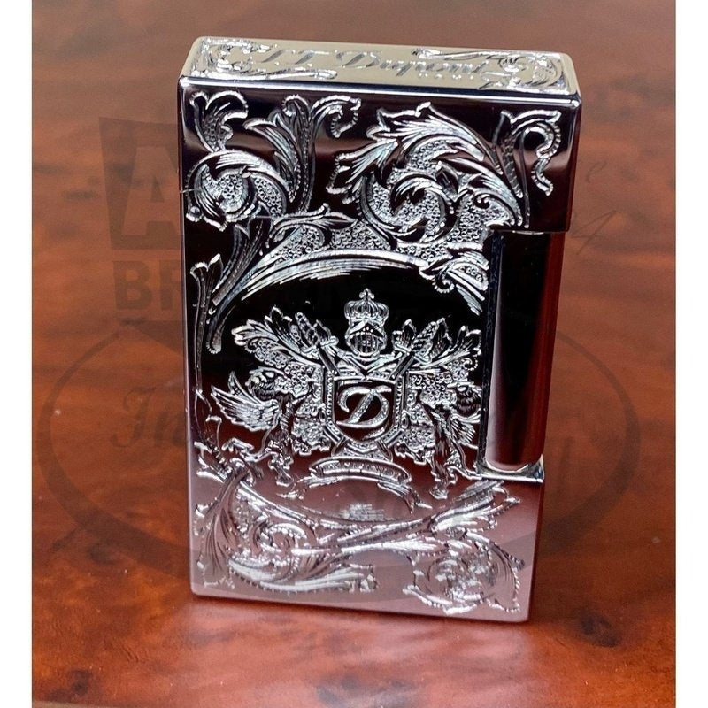 S.T. Dupont Ligne 2 Limited Edition Excellence Blazon Prestige 016915 silver-plated engraved luxury lighter