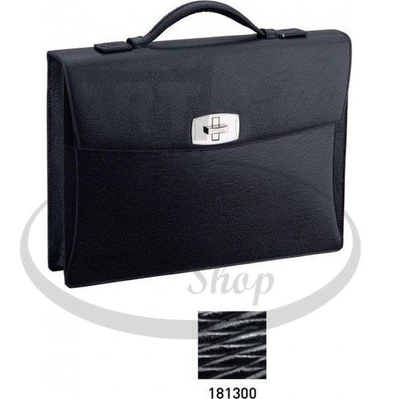 S.T. Dupont Line D Contraste Black Tourniquet Briefcase, 181300