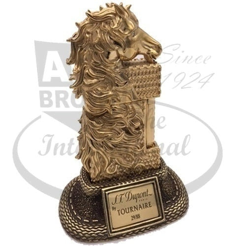 S.T. Dupont Ligne 2 Limited Edition Year of the Horse Lighter 016176 Prestige Gold with horse head design