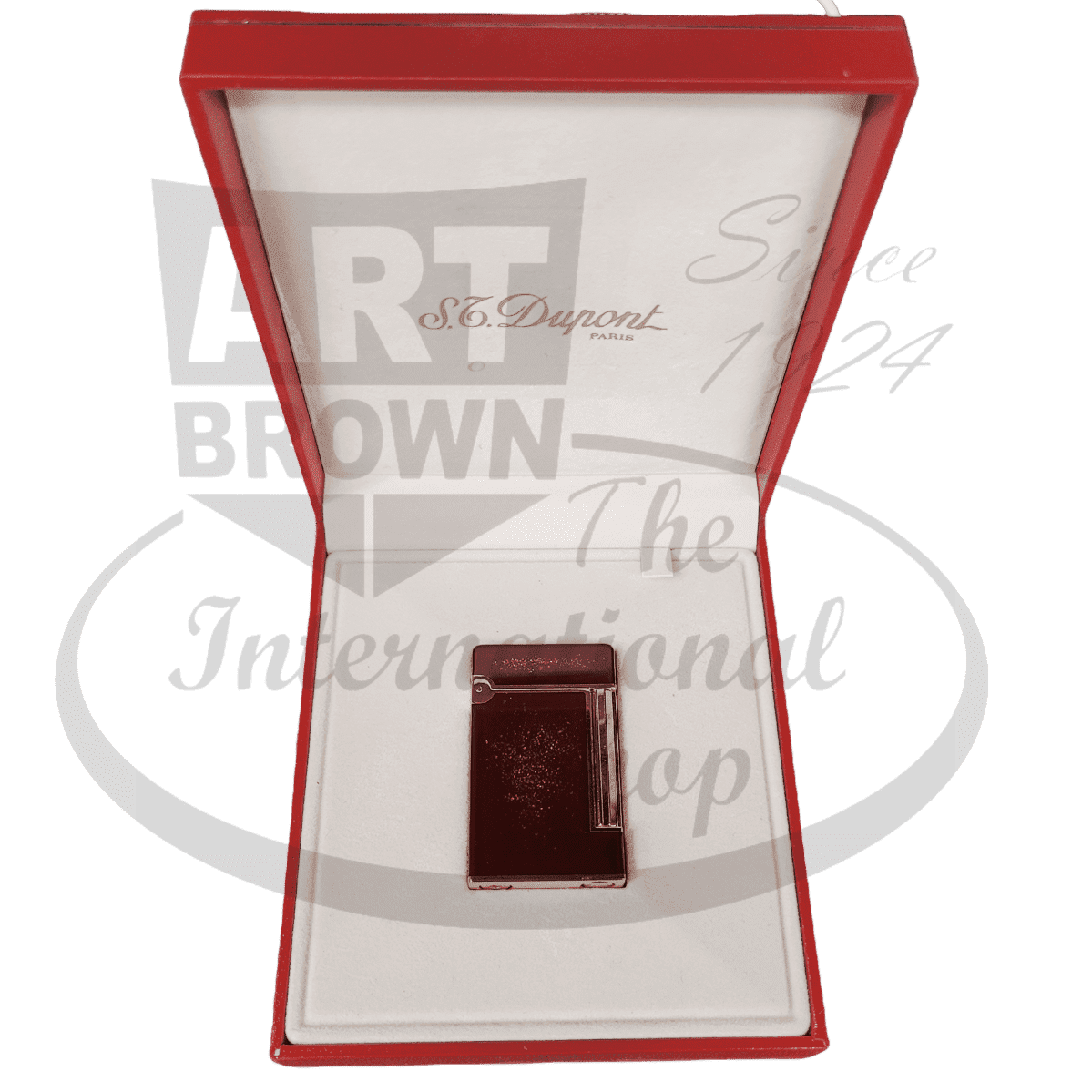 S.T. Dupont Ligne D Dust with Gold Finish Lighter, 017993