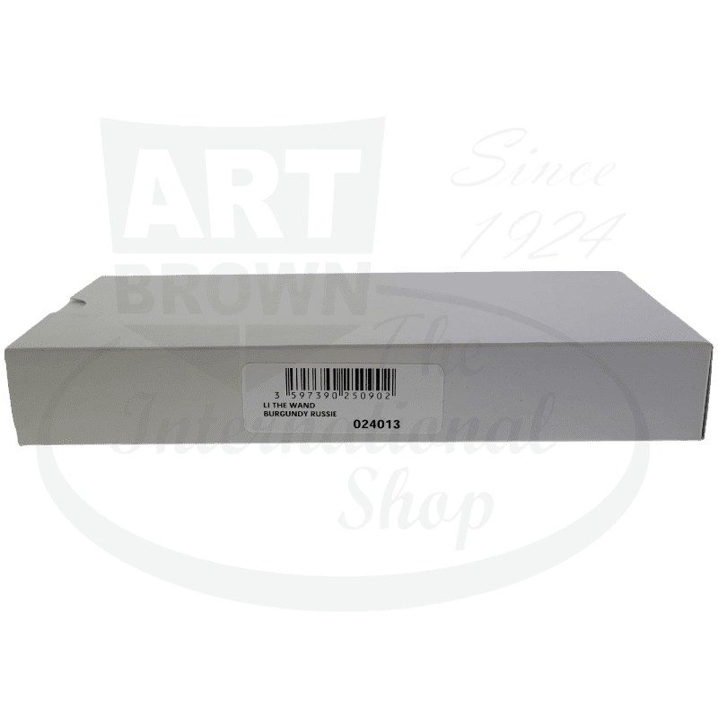 S.T. Dupont Wand 024013 white cardboard retail packaging box with barcode label for luxury candle lighter