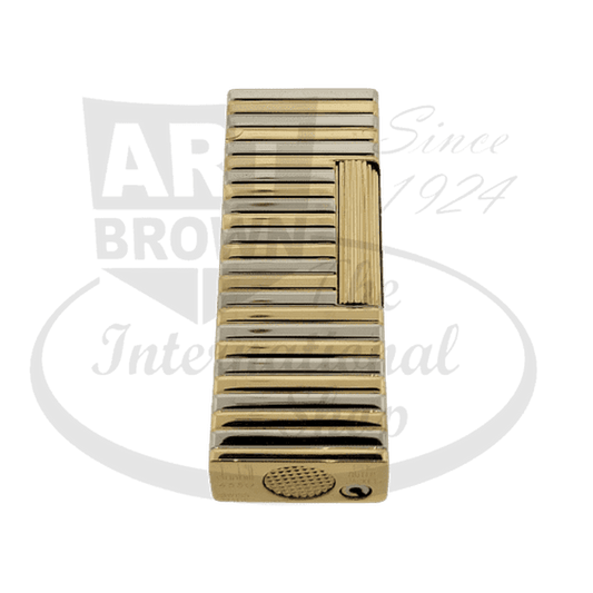 Vintage Dunhill Lighter 18K Outer Jacket Dual Color Gold/White Gold