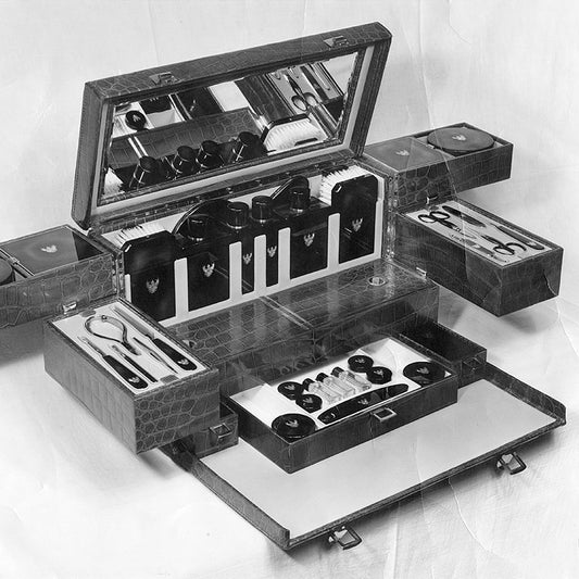 One of the original travel trunks created by S.T. Dupont.