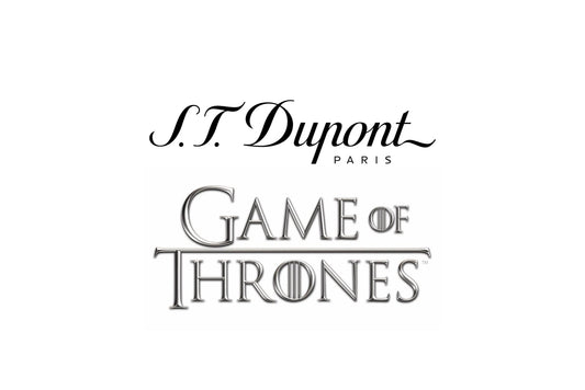 S.T. Dupont and Game of thrones logo in celebration of their collaboration.