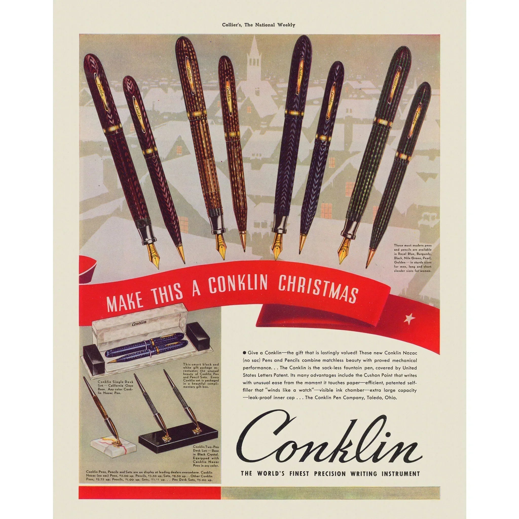 Conklin Pens: A Legacy of American Craftsmanship Since 1898 – Art Brown