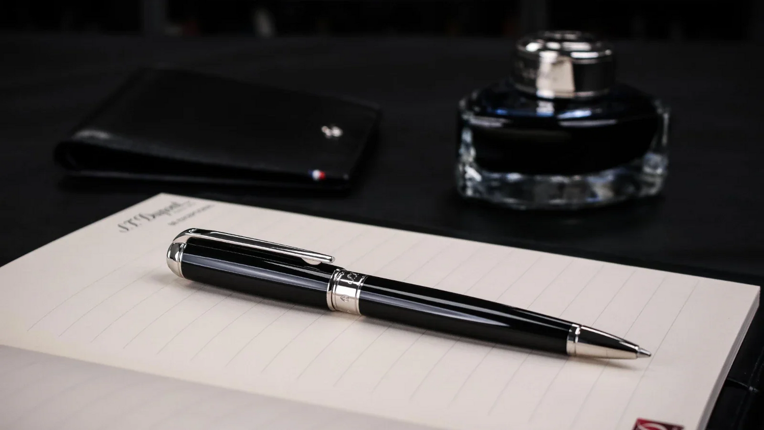 ST Dupont montegrappa Ballpoint Pen art brown