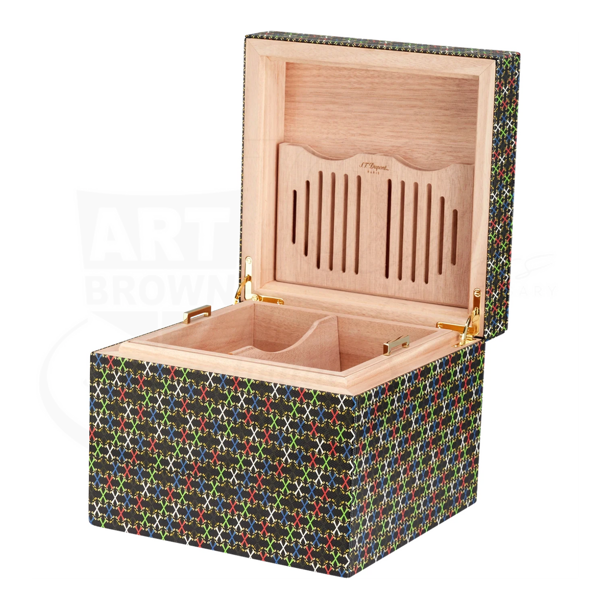 S.T. Dupont Arturo Fuente Opus X Fuente Multicolor Cigar Humidor, 001360