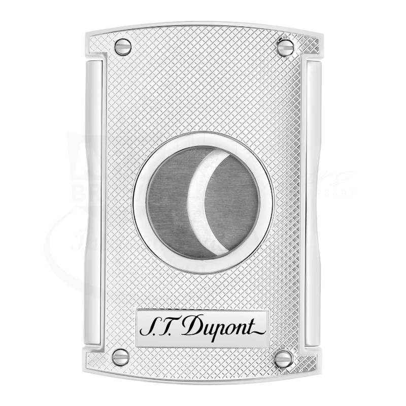 S.T. Dupont Maxijet Chrome Grid Cigar Cutter, 003257