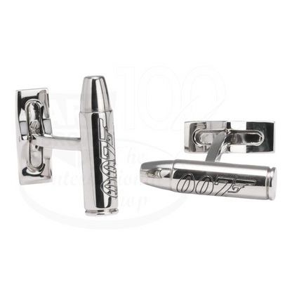 S.T. Dupont James Bond 007 Bullet Palladium Cufflinks, 005166