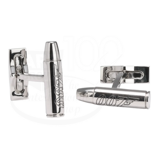 S.T. Dupont James Bond 007 Bullet Palladium Cufflinks, 005166