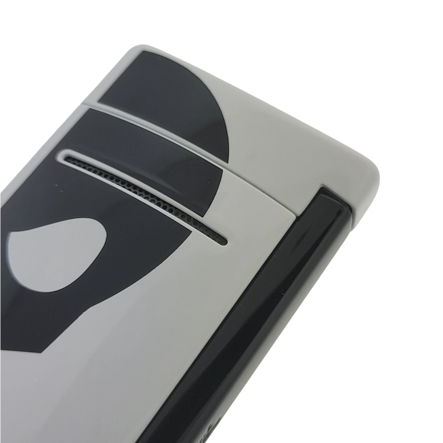 S.T. Dupont Minijet White & Black Skull Lighter, 010056