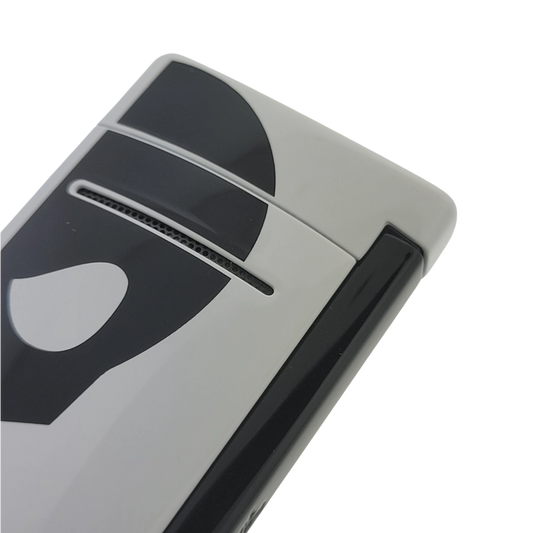 S.T. Dupont Minijet White & Black Skull Lighter, 010056