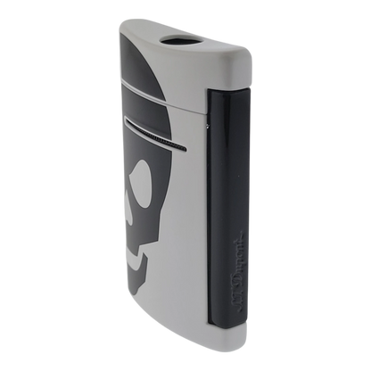 S.T. Dupont Minijet White & Black Skull Lighter, 010056