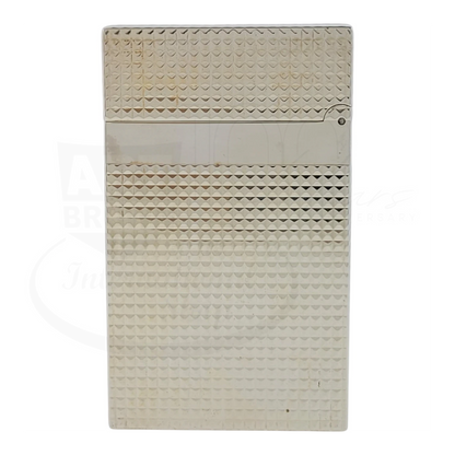 Preowned S.T. Dupont Ligne 2 Diamond Head Silver Lighter, 016184-D2