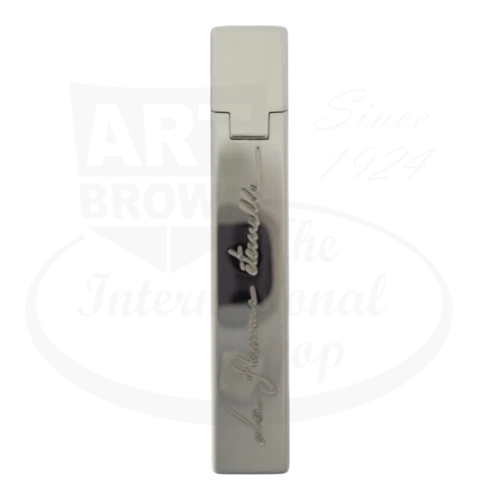S.T. Dupont Atelier Lighter 75th Anniversary 016261 palladium silver slim rectangular metal design signature engraving