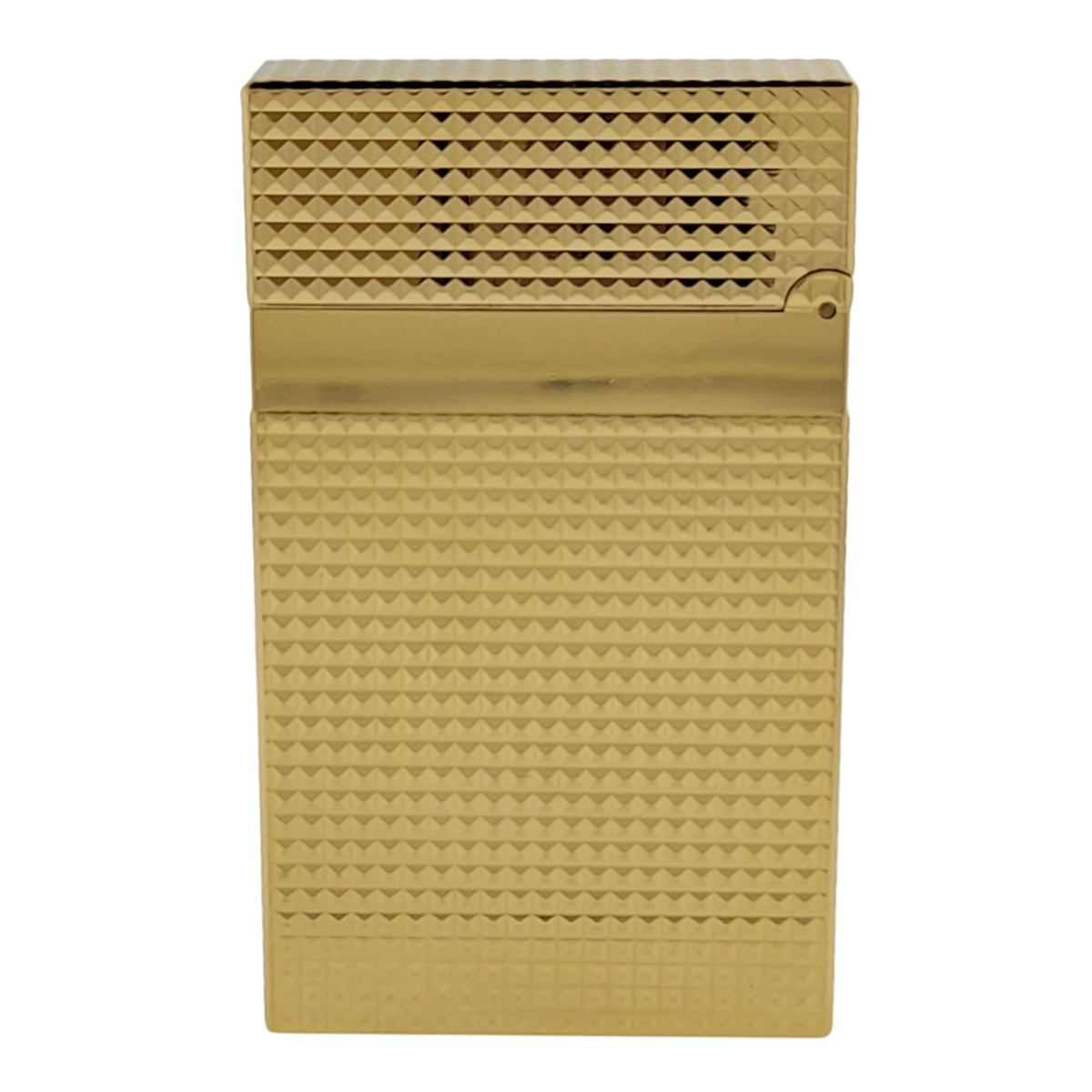 S.T. Dupont Display Model Ligne 2 Diamond Head Gold Lighter, 016284-D