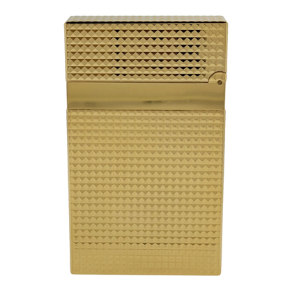 S.T. Dupont Display Model Ligne 2 Diamond Head Gold Lighter, 016284-D
