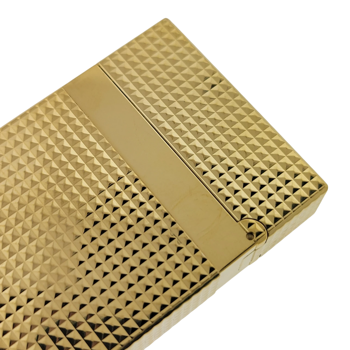 S.T. Dupont Display Model Ligne 2 Diamond Head Gold Lighter, 016284-D