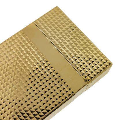 S.T. Dupont Display Model Ligne 2 Diamond Head Gold Lighter, 016284-D