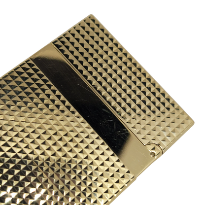 S.T. Dupont Display Model Ligne 2 Diamond Head Gold Lighter, 016284-D