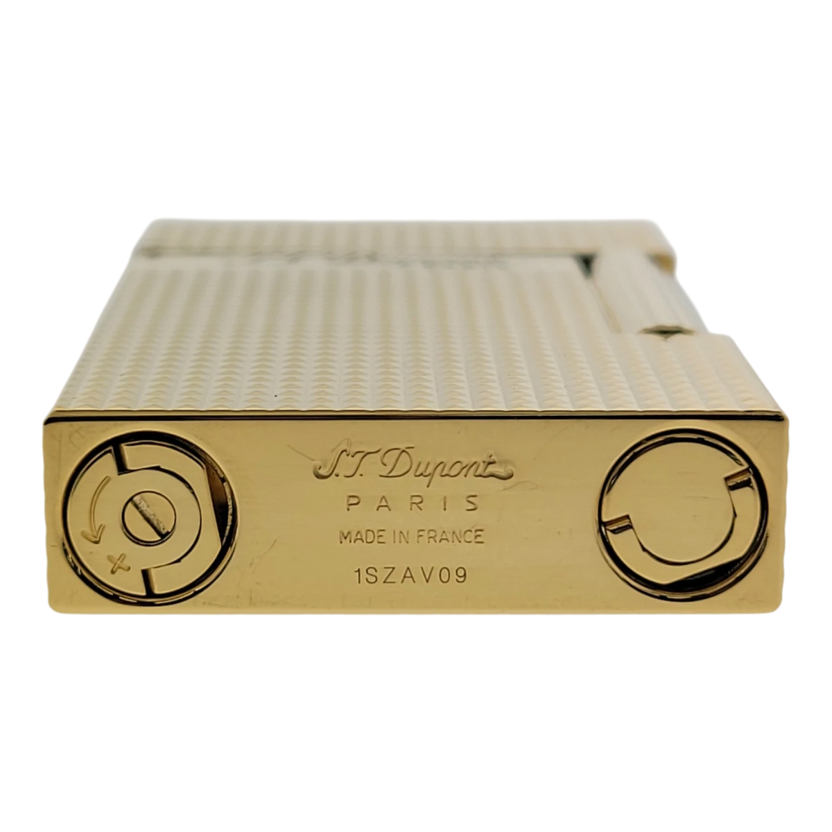 S.T. Dupont Display Model Ligne 2 Diamond Head Gold Lighter, 016284-D