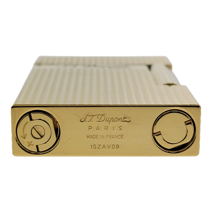 S.T. Dupont Display Model Ligne 2 Diamond Head Gold Lighter, 016284-D