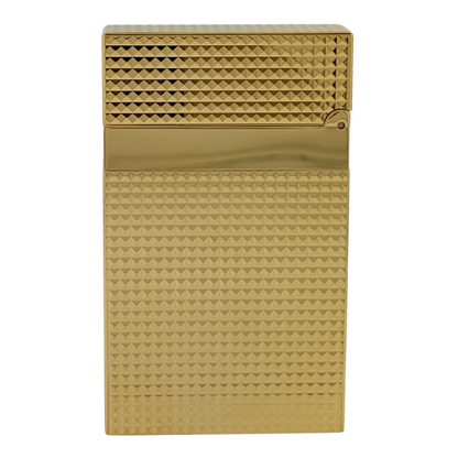 S.T. Dupont Display Model Ligne 2 Diamond Head Gold Lighter, 016284-D