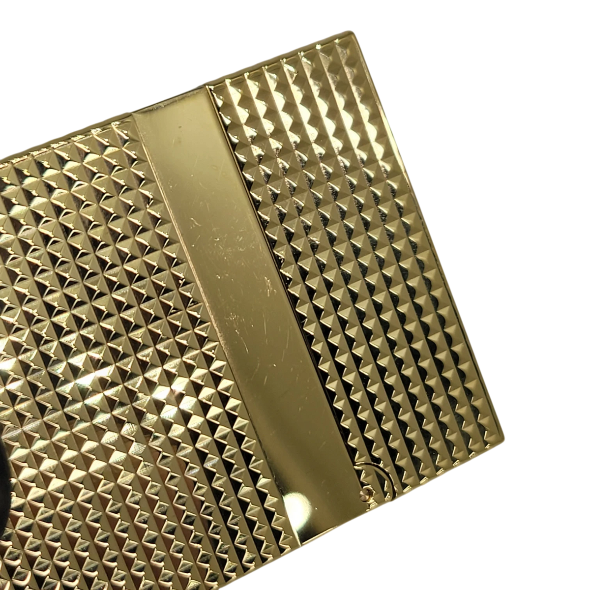 S.T. Dupont Display Model Ligne 2 Diamond Head Gold Lighter, 016284-D