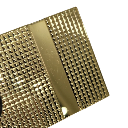 S.T. Dupont Display Model Ligne 2 Diamond Head Gold Lighter, 016284-D