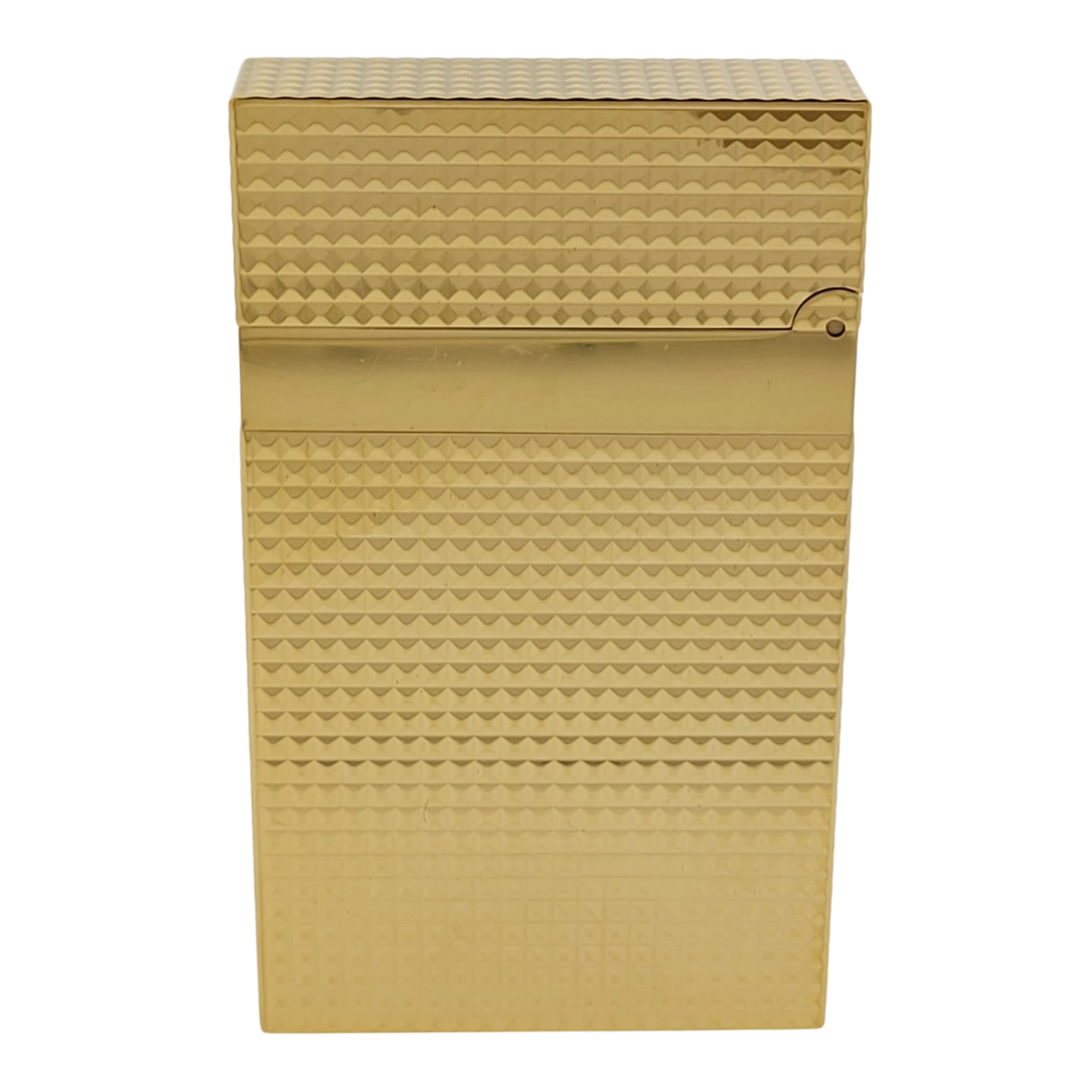 S.T. Dupont Display Model Ligne 2 Diamond Head Gold Lighter, 016284-D