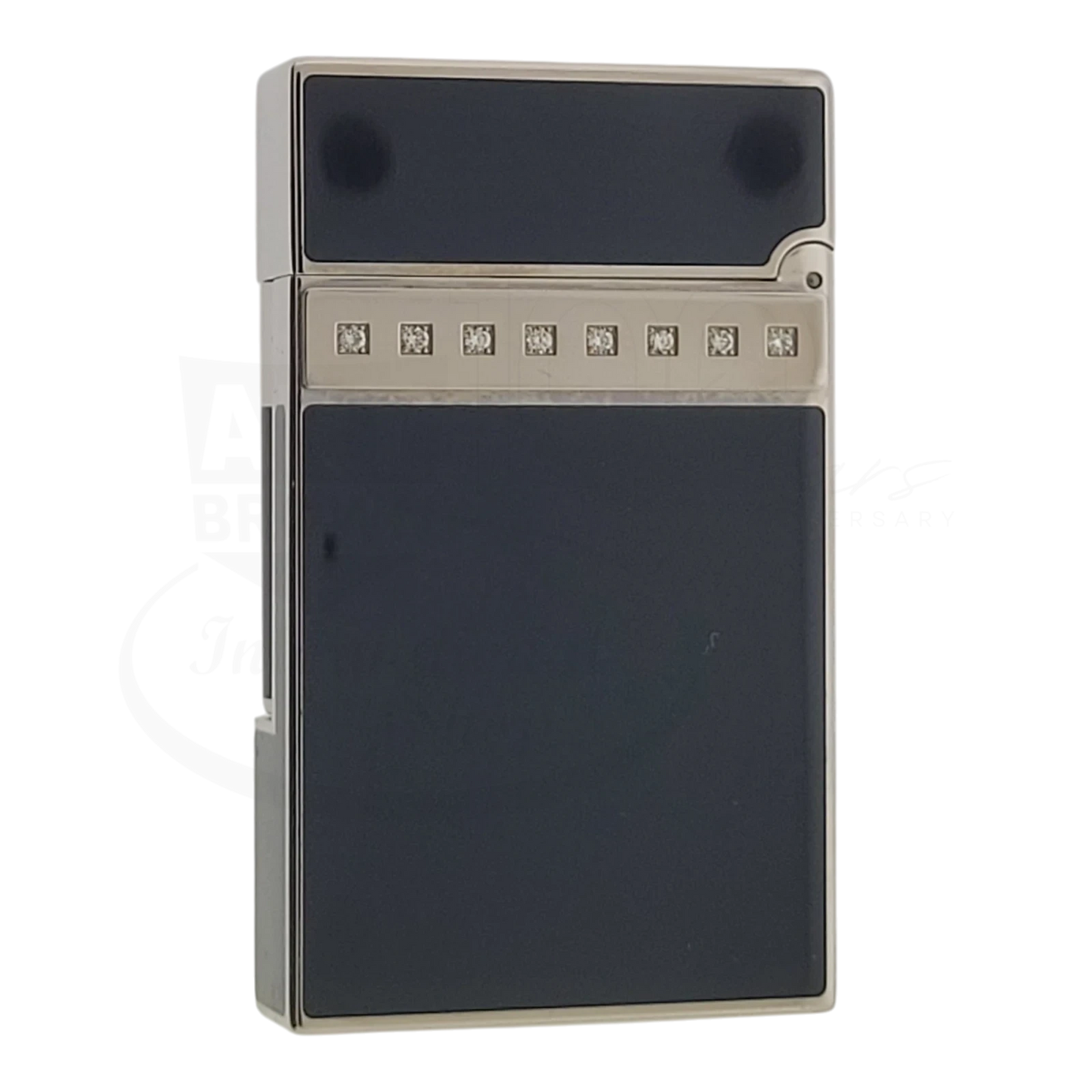 S.T. Dupont Limited Edition Ligne 2 Black & Palladium Diamond Drops v2 Lighter, 016478-D1