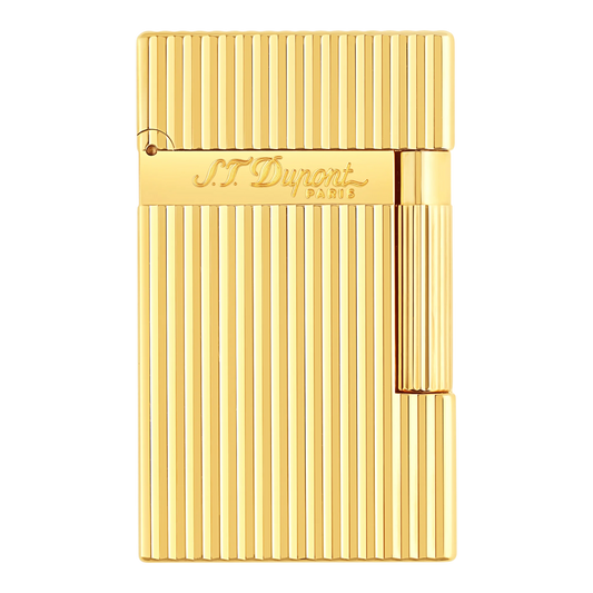 S.T. Dupont Ligne 2 Vertical Lines Gold Lighter, 016827