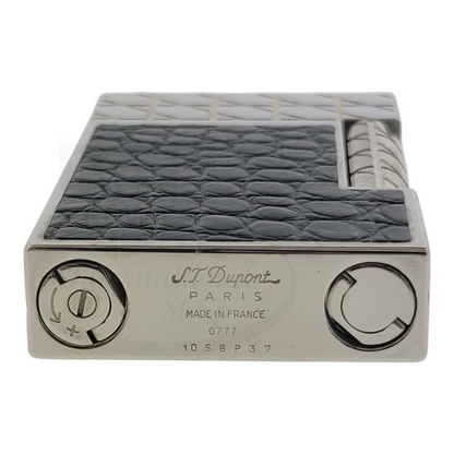 S.T. Dupont Limited Edition Alligator Leather & Palladium Lighter, 016852
