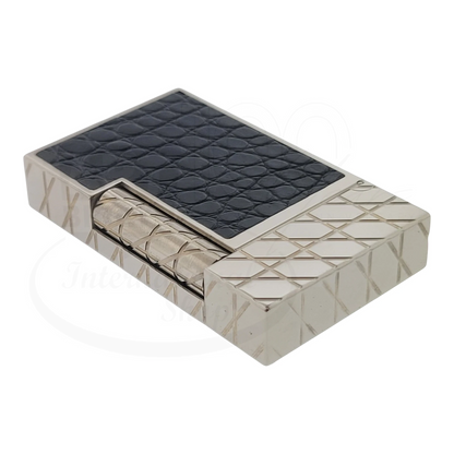 S.T. Dupont Limited Edition Alligator Leather & Palladium Lighter, 016852