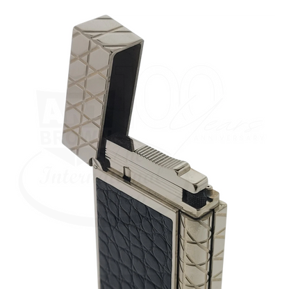 S.T. Dupont Limited Edition Alligator Leather & Palladium Lighter, 016852